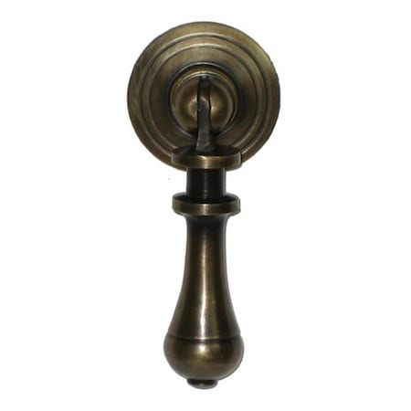 Patioplus Teardrop Pull with Rosette Backplate, Extra Small PA2582345