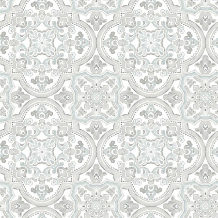 Chesapeake Concord Aqua Medallion Wallpaper 3124-13963