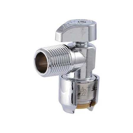 Sharkbite Push-to-Connect, Oval, Brass, 125 psi UR24946