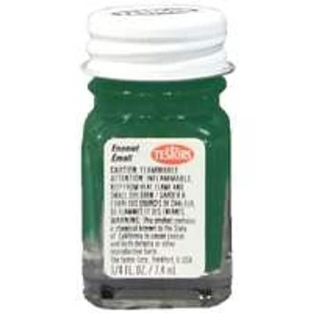 Testors Craft Paint, Gloss, Green, 0.25 oz, Bottle 1124TT