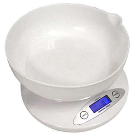 American Weigh Scales American Weigh 5Kg Bowl Scale White 5KBOWL-WT