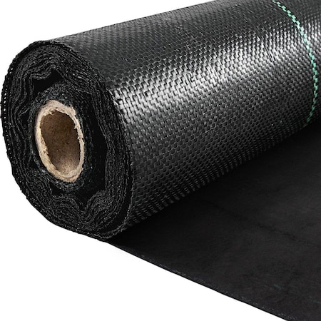 Vevor 5.8 oz Garden Weed Barrier Fabric, Black FCBY41005.8OZNQAYV0