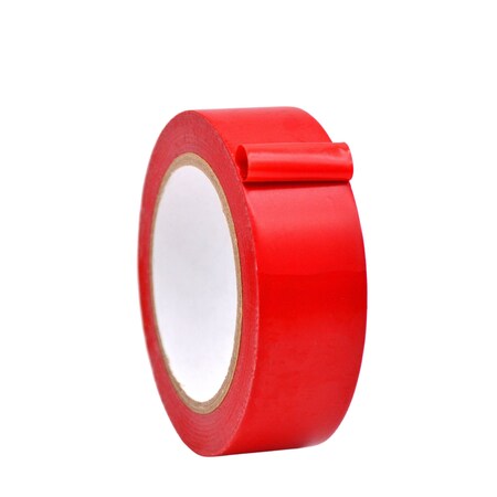 Wod Tape PVC, Red, 1.5 inch (36mm) W., 6 mil Thickness, 32 PK WOD VTC366-01500-32-36-RED
