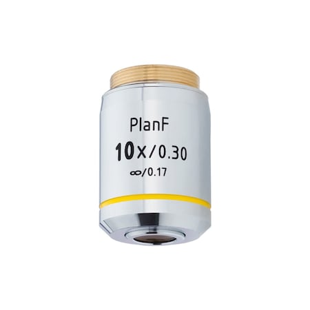 Amscope 10X Infinity-corrected Plan Fluor Objective Lens PF10X-INF