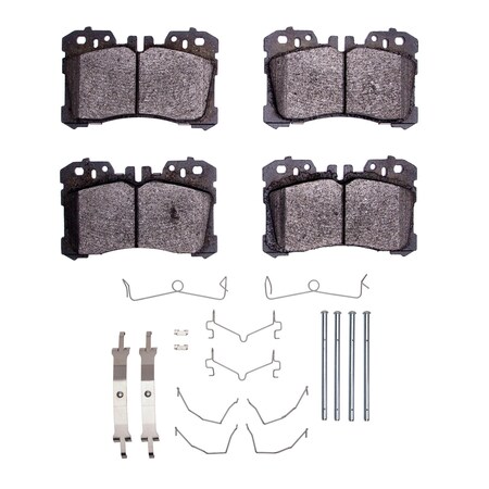 Dfc 5000 Euro Ceramic Disc Brake Pad Set,  1600-1282-01