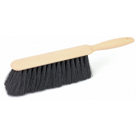 The Brush Man 8in Counter Brush, Synthetic Block, Black Tampico Fine CB83