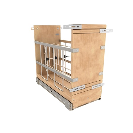 Rev-A-Shelf Maple Wood; Steel, Natural Maple, 8.75 in W, 19.5 in H, 21.66 in D 447-BCSC-8C