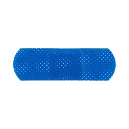 Medline CURAD Food Service Metal-Detectable Blue Fabric Adhesive Bandage, 1in x 3in, 1200PK NON25600BL