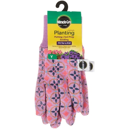 Miracle-Gro Youth Polyester & Cotton Planting Gloves MG65757/Y