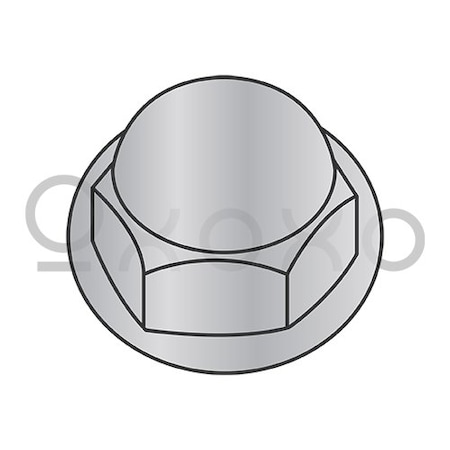 Oxoxo 3/8-16 Closed End Cap Nut Washer Based Die Cast Zinc Alloy, 500PK 448759
