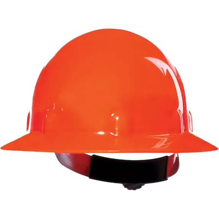 Fibre-Metal By Honeywell Type I, Full Brim Smooth Dome Hard Hat w/Thermoplastic Shell, 8-Point Suspension and Wheel Ratchet Ad E1RW46A000