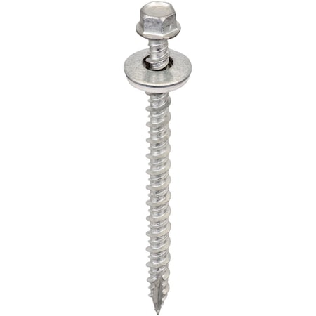 Acorn International 2-1/2'' Washered Galvanized Metal To Wood Screw, 250 Ct. SW-MW25G250