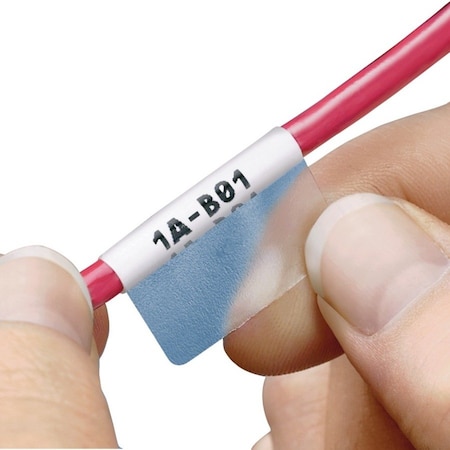 Panduit ThermTrans, Self-Lam Label, Tedlar, .50" W x, S050X150TAT-A, PK 5000 S050X150TAT-A
