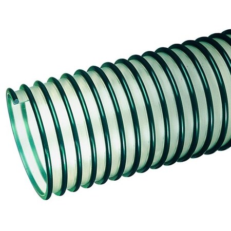 Kuriyama Urevac UV1 Series 3 in. ID and 50 ft Standard Length Polyurethane Ducting/Material Handling Hose UV1-300X50