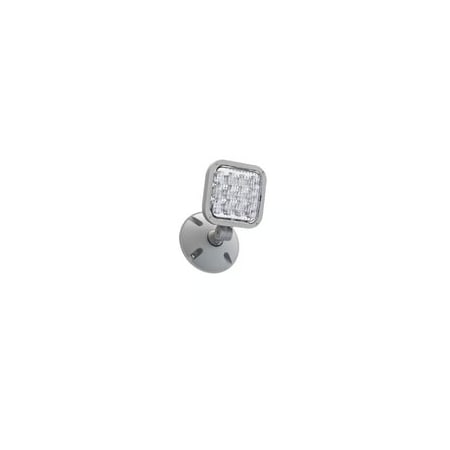 Lithonia Lighting Weatherproof LED Remote Emergency Lamp Head, Single, Black ELA LED WP M12