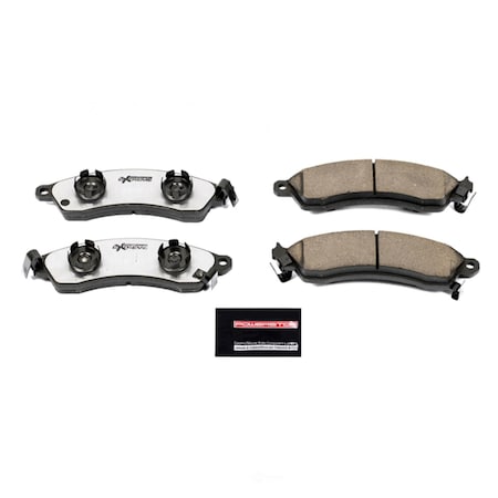Powerstop Z26 Street Warrior Carbon Fiber-Ceramic Brake Pads with Hardware Z26-412