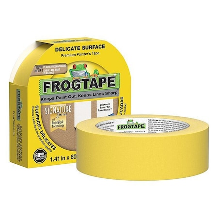 Frogtape Painter's Tape, Indoor, Yellow CF 160