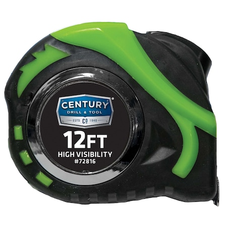 Century Drill & Tool High Visibility Tape Measure 72816