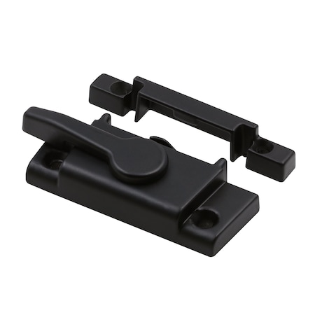 Prime-Line Window Sash Lock, Cam Action with Alignment Lugs, Diecast, Matte Black (Single Pack) F 25548