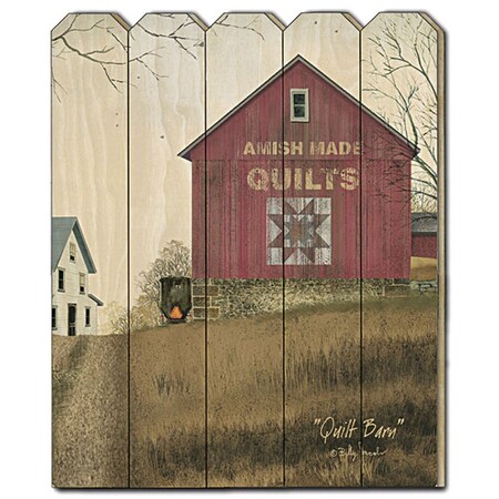 Homeroots Quilt Barn 1 Unframed Wood Wall Art 404543