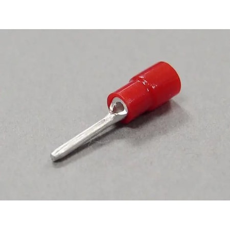 Nichifu Eco-Friendly Polycarbonate Insulated Pin Terminals, AWG 22-16 TMEX TC-1.25-11S-RED