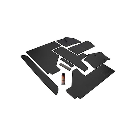 K&M Mfg Lower Cab Kit for John Deere 40 Series Late Model Tractors Black Vinyl 4058