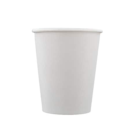 Rdi Single Wall Cup White Generic Unwrapped 8oz 1000cs, 1000PK CP-PPU8-WHT-1908
