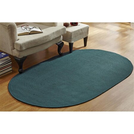 Better Trends Country Solid Braided Rug- Hunter - 96 x 132 in. BRCB96132HUS
