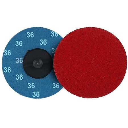 Weiler Coated Abrasive Blending Disc, 3 in dia. 60175