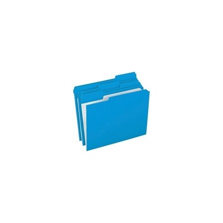 Pendaflex FOLDER, LTR, DBL, 11PT, 1/3, BLU, 100PK R15213BLU