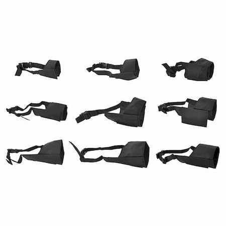 Jorgensen Laboratories C-Muzzle w/ Mouth Flaps, 9PK J1235S