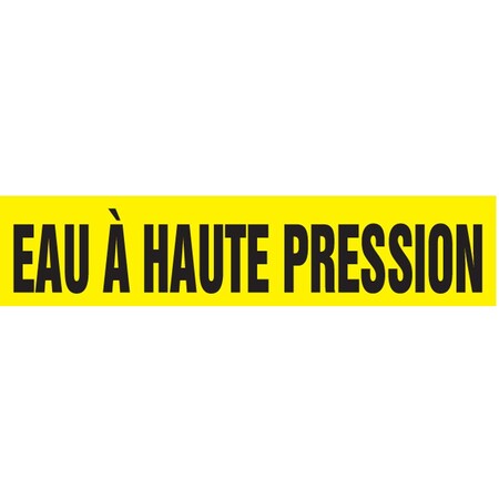 Accuform FRENCH PIPE MARKER EAU HAUTE CRPK415STC