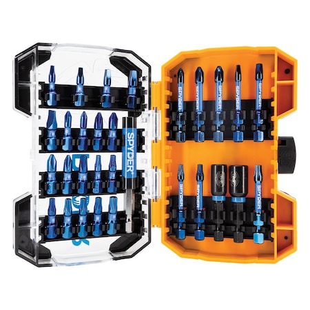 Spyder Mach-Blue 30-pc Impact Bit Set 19030