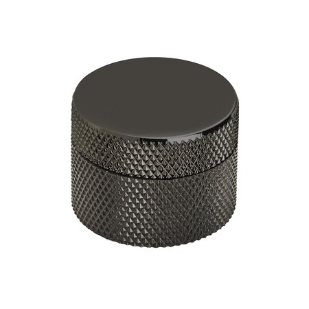 Amerock Transcendent 1-1/4 in 32 mm Diameter Matte Black Cabinet Knob BP196732MBMB
