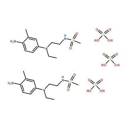 Ak Scientific N-(2-((4-Amino-3-methylphenyl)(ethyl)amino)ethyl)methanesulfonamide sulfate(2:3) (1g), CAS 25646-71 V1312-1g