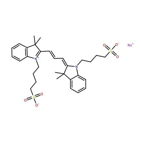 Ak Scientific 3, 3, 3', 3'-Tetramethyl-1, 1'-bis(4-sulfobutyl)indocarbocyanine Sodium Salt (1g), CAS 120724-84-7 5468AL-1g