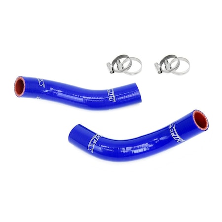Hps Performance High Temp Reinforced Silicone Breather BOV Hose Kit, Blue,  57-2045-BLUE
