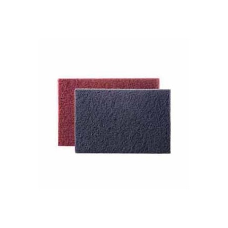 Sunmight Usa 80100 Scuff Pad, 6 in W x 9 in L, Very Fine, Maroon-20 pieces 80100B