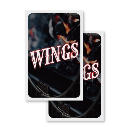Signmission Wings, Vinyl Decals Only 24 Inch x 36 Inch, Vinyl Decal, 2PK DSB-2436-2PACK-30440