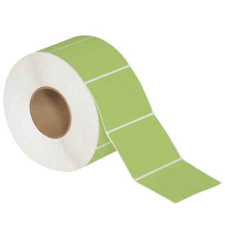 Tape Logic 4 x 3in Green Direct Thermal Labels THL557