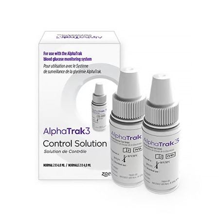 Alphatrak 3 Blood Glucose Monitoring Control Solution, 4mL, 2PK 119412