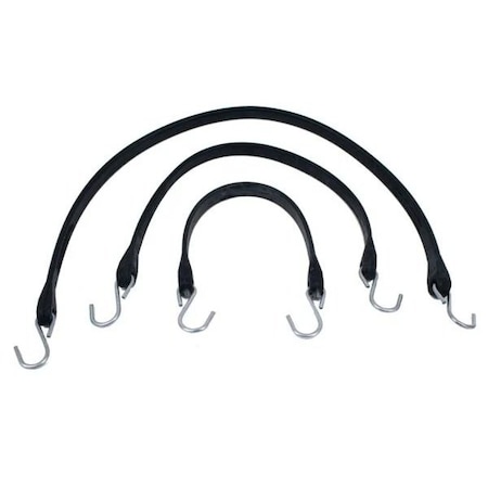 Mytee Products Mixed Box of Natural Rubber Bungees - Crimped inSin Hooks RS-MIX-N