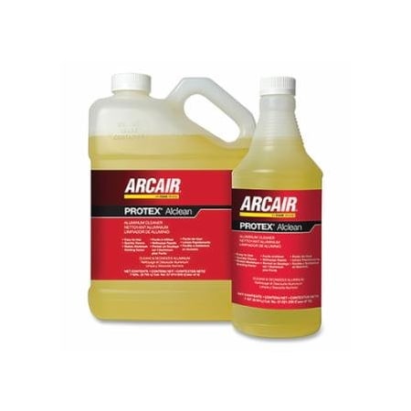Arcair Protex Alclean Aluminum Cleaner, 1 qt, Bottle, Solvent Odor 358-5702-1200