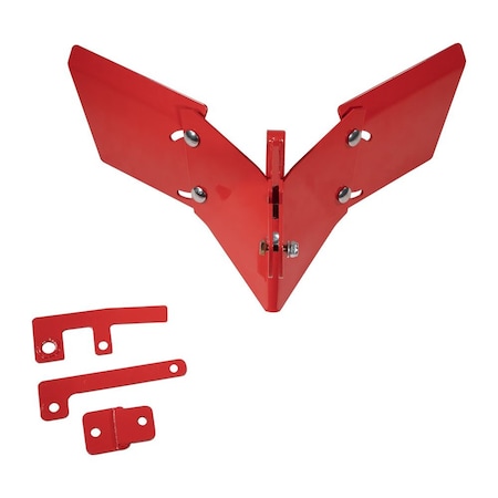 Mytee Products Hiller-Furrower Attachment for Rear Tine Tillers, Garden Tiller Suitable MP-HFK
