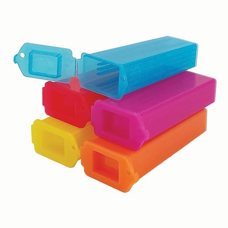 Jorgensen Laboratories Plastic 5-Slide Mailer, Assorted colors, 5PK J0816X