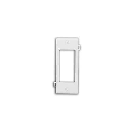 Leviton Decora Wallplate, Sectional, Gang 1, White PSC26-W