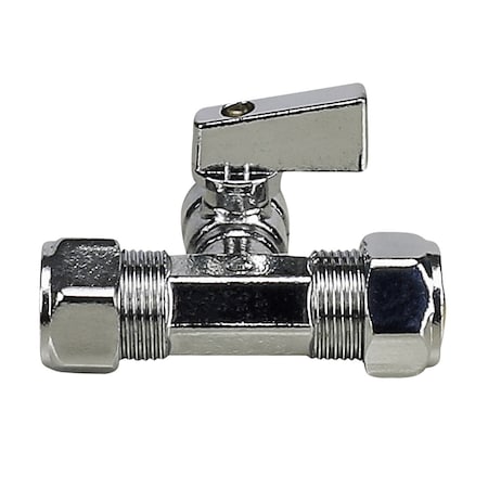 Everflow Comp- 1/2" SWTx1/4" Comp Ice Maker- Humidifer Shut Off Valve 5/8" IMV58-NL