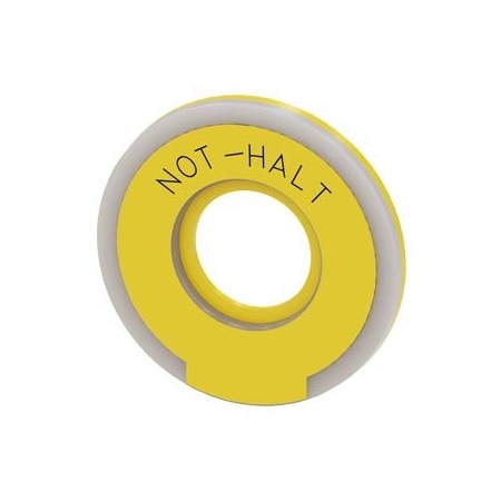 Siemens Washer round for EMERGENCY STOP mushroom pushbutton yellow 3SU1901-0BD31-0AT0-ZY19