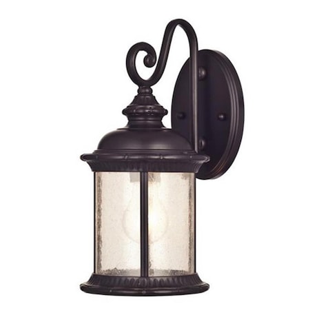 Brightbomb New Haven One Light Outdoor Wall Lantern - Oil Rubbed Bronze BR4235788