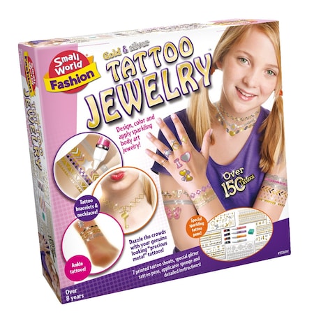 Small World Toys Gold & Silver Tattoo Jewelry 9726097